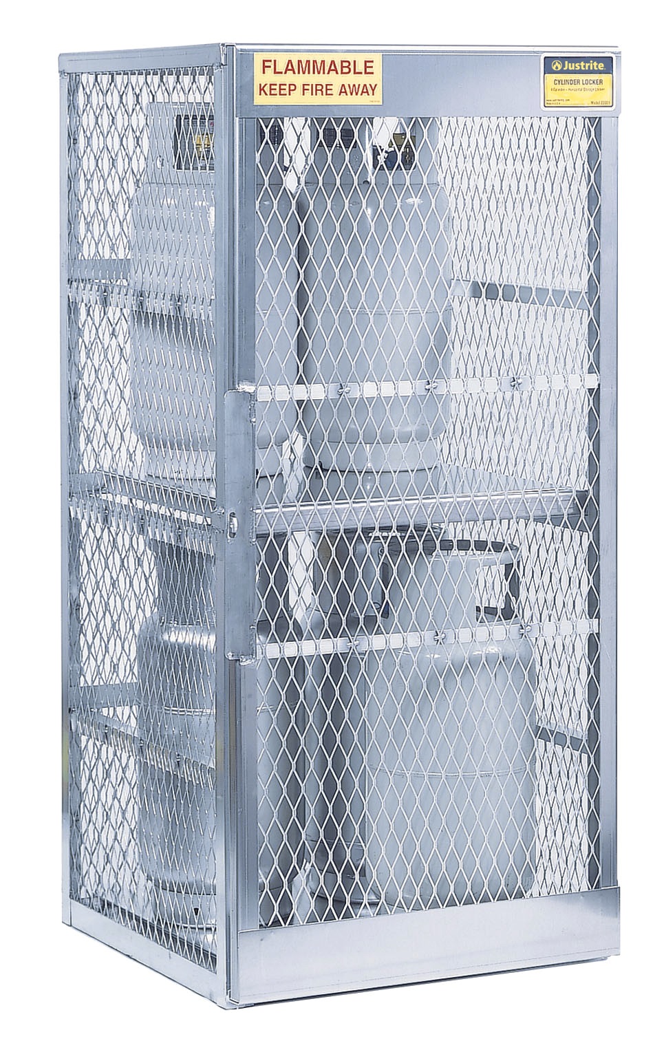 Justrite Aluminum Cylinder Lockers LPG - Safety Lockers